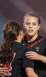 Hannah Devine and Paige Strahan each scored in Tech's 2-1 victory over Iowa State Friday night.