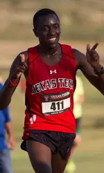 Kennedy Kithuka finished first overall Saturday at the Cowboy Jamboree meet in Sillwater.