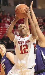 Battle leads Texas Tech into Saturday's game averaging 18.2 points per game.