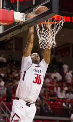 Jay Crockett scored 15 points versus Kansas State.
