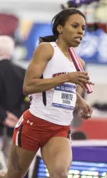 Cierra White clocked the Big 12's leading time in the 200-meter dash Saturday at the Tyson Invitational in Arkansas.
