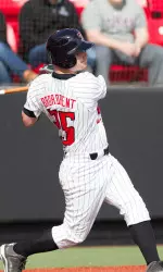 Matt Broadbent went 3-for-4 on Friday.
