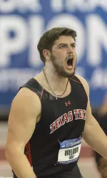 Junior thrower Kole Weldon enters the NCAA Championships No. 5 in the men's shot put. He finished runner-up at the 2013 national meet.