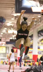 Lady Raider sophomore Shanice Stewart enters the NCAA Indoor Championships No. 10 in the women's long jump.