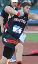 Junior Kole Weldon broke a five-year-old school record in the shot put Friday at Texas Relays.