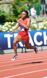 Cierra White qualified for the finals in the 200-meter dash.