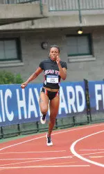 Cierra White finished eighth in the 200-meters Sunday at the U.S. Track and Field Championships.