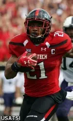 DeAndre Washington rushes for a touchdown against the Texas Christian Horned Frogs.