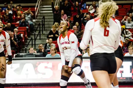 Fragniere celebration vs. TCU