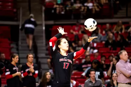 Sagers serve vs. Baylor