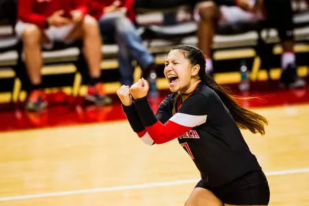 Tita Akiu celebration vs. Iowa State