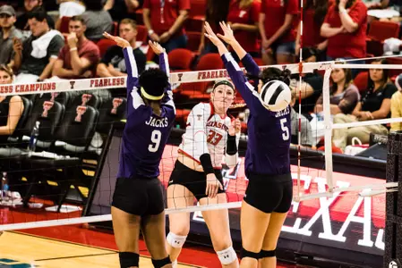 Henriksen vs. SFA | Photo by Derrick Spencer