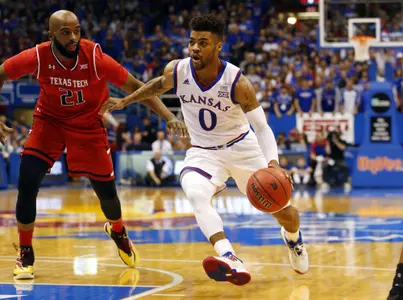 NCAA Basketball: Texas Tech at Kansas