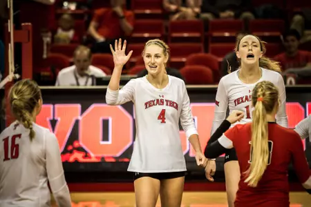 Missy Owens high five