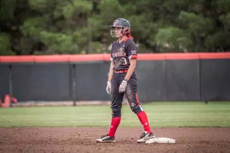 Claire McKissick on base, running