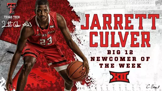 Jarrett Culver - Big 12 Newcomer of the Week