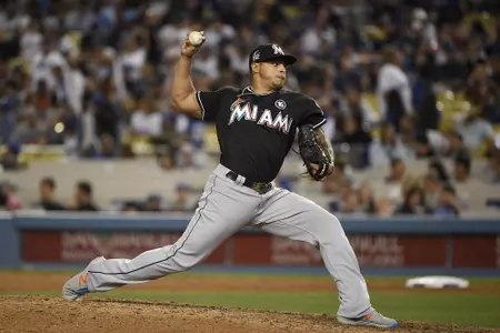 MLB: Miami Marlins at Los Angeles Dodgers