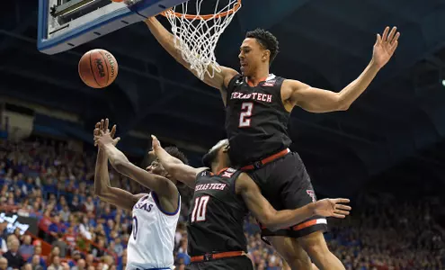 NCAA Basketball: Texas Tech at Kansas