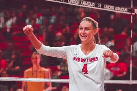 Missy Ownes celebrating