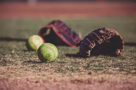 Softball gloves balls