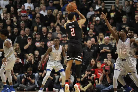 NCAA Basketball: Kansas at Texas Tech