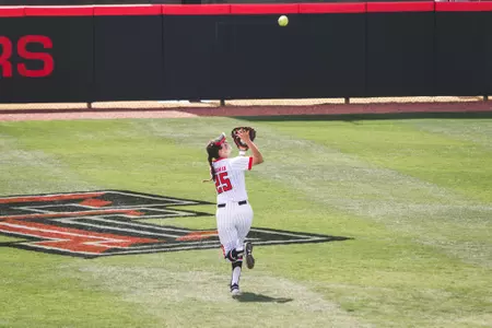 Workman fielding fly ball
