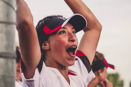 Olga Zamarripa celebrating