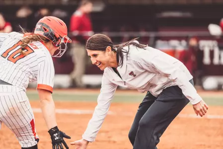 Gregory high five home run