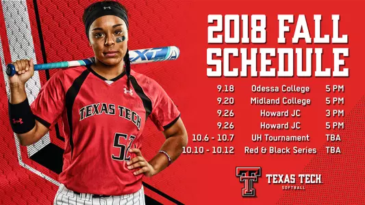 Fall softball schedule 2018