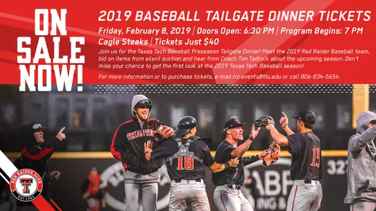 Tailgate Dinner Baseball Tickets on Sale
