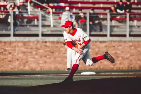 Micah Dallas pitching