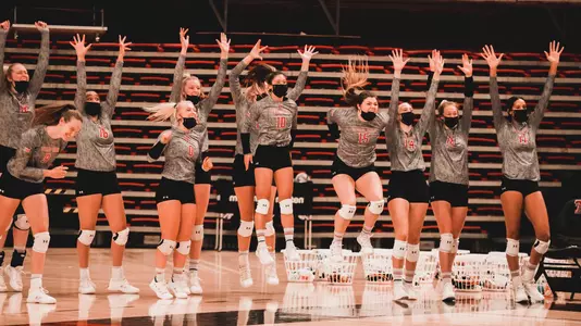 Texas Tech Volleyball Celebration