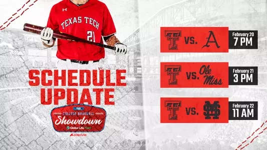 Rangers Tournament Schedule Update