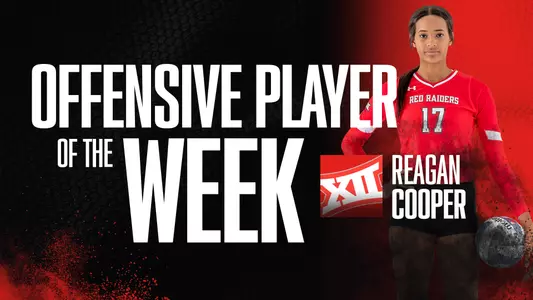 Reagan Cooper Big 12 Offensive Player of the Week