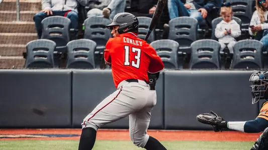 Conley batting at West Virginia