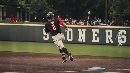 Jung running bases home run at Oklahoma