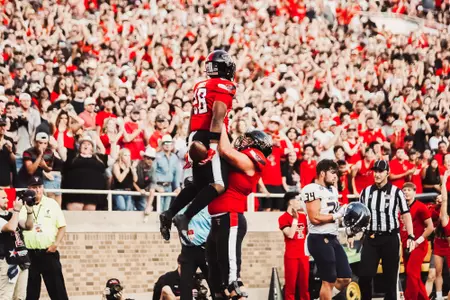 Tahj Brooks celebration