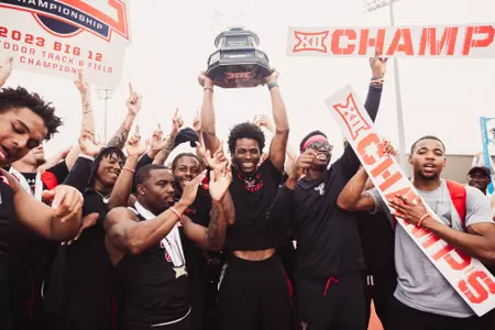 2023 Big 12 Outdoor celebration