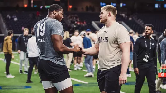 Pro Day Myles Cole and Cole Spencer
