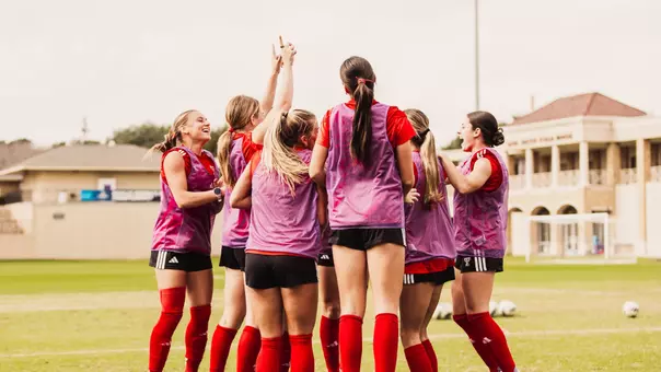 Celebration TCU Practice