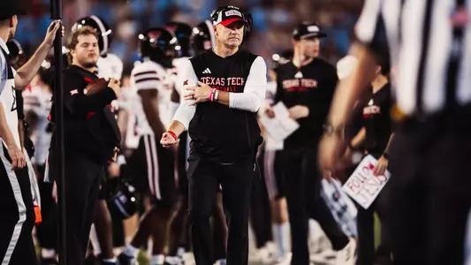 Texas Tech vs. Houston football on October 4, 2025 in Houston, TX. (Photo by Texas Tech Athletics)