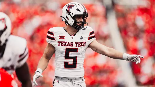 Texas Tech vs. Utah football on September 20, 2025 in Salt Lake City.(Photo by Texas Tech Athletics)