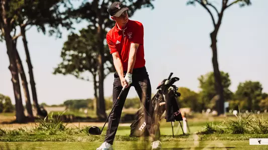 Graham on the tee box