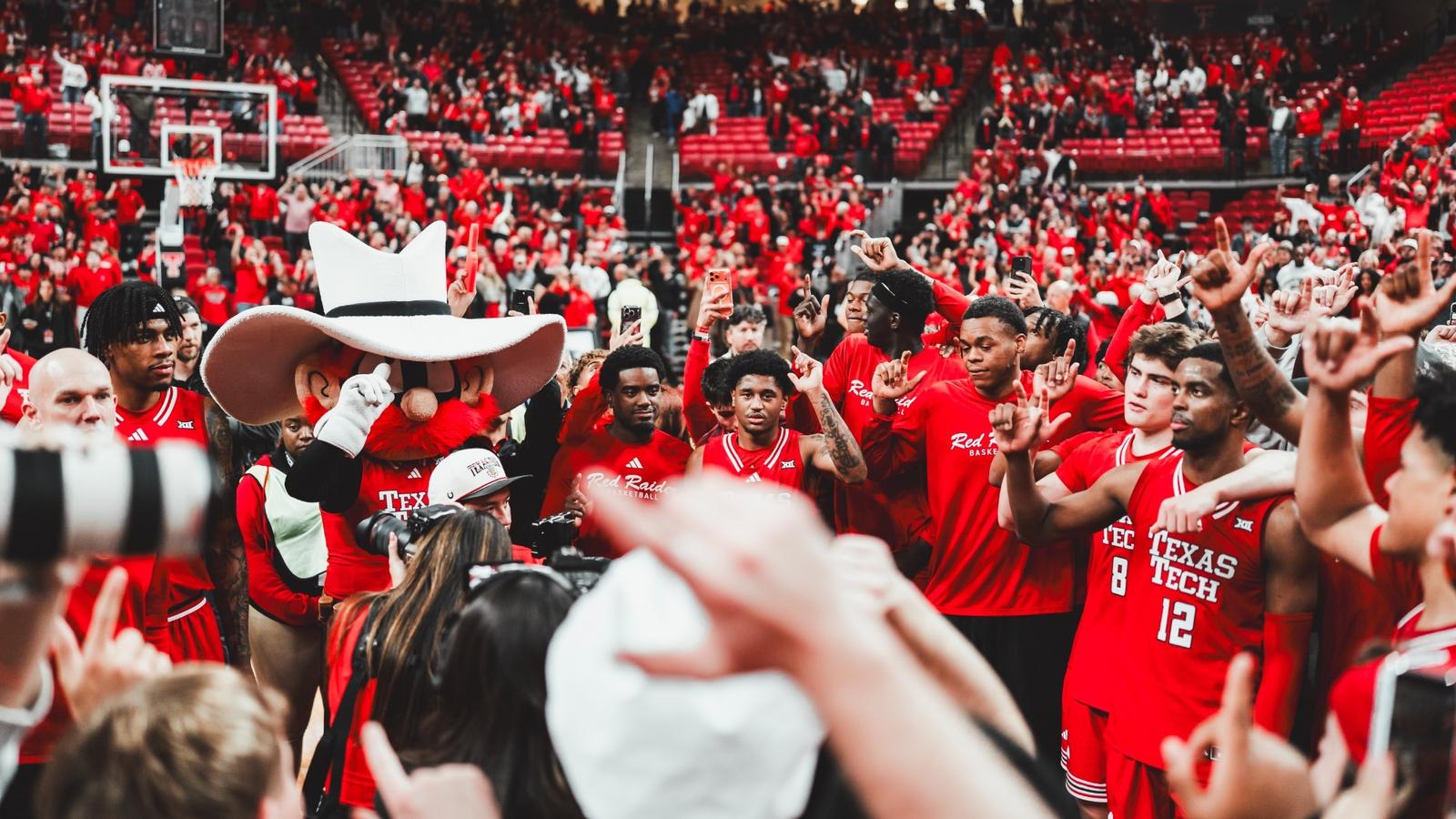 Red Raiders rise to No. 12 nationally