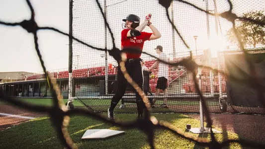 KT taking batting practice