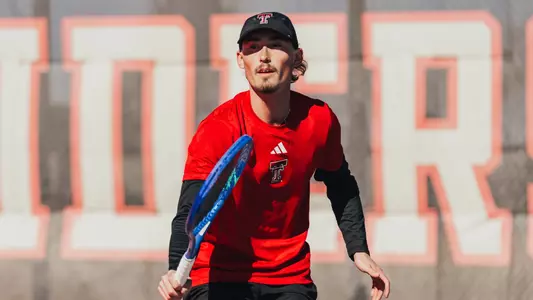 Joseph Patton Texas Tech MTen vs USM on January 16, 2026 in Lubbock, TX. (Photo by Michael Maddox/Texas Tech Athletics