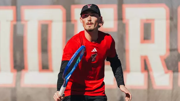 Joseph Patton Texas Tech MTen vs USM on January 16, 2026 in Lubbock, TX. (Photo by Michael Maddox/Texas Tech Athletics