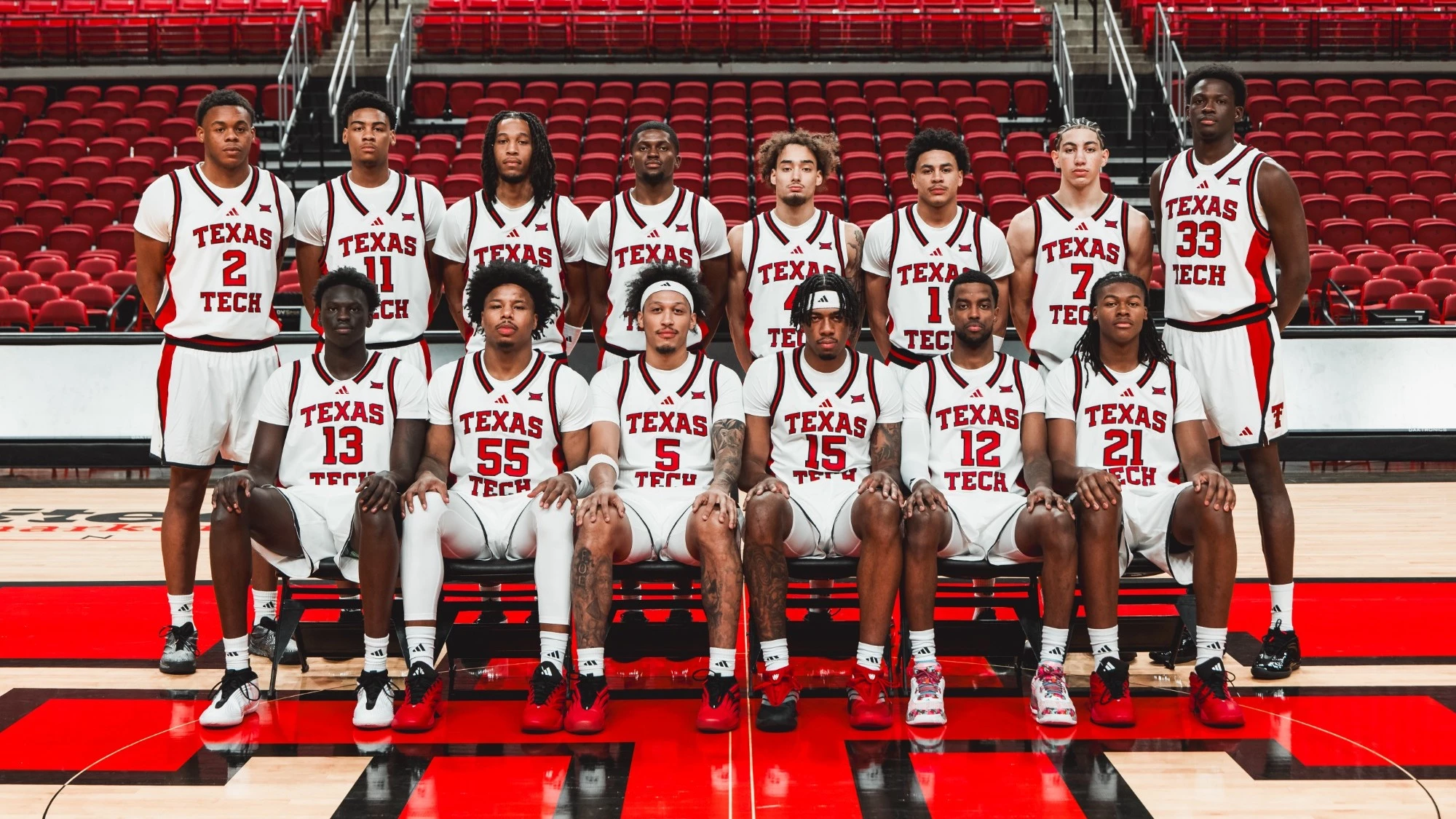 Texas Tech Basketball 2026-27 Team Photo