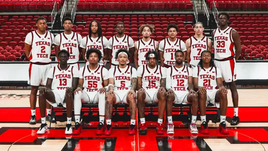 Texas Tech Basketball 2026-27 Team Photo