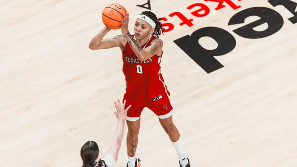 Snudda Collins Texas Tech vs TCU Women’s Basketball on February 1, 2026 in Lubbock, TX. (Photo by Jacob Reiner/Texas Tech Athletics)